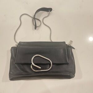 Black leather crossbar